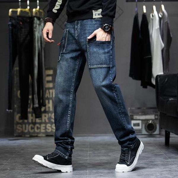 loose men's jeans mens hiphop baggy denim pants leisure men clothing fatify cargo trousers mens bottoms plus size 44, Blue
loose men's jeans mens hiphop baggy denim pants leisure men clothing fatify cargo trousers mens bottoms plus size 44, Blue