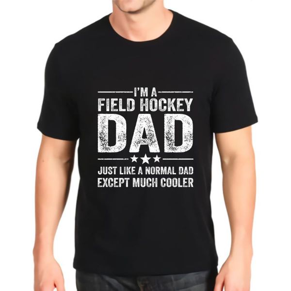 new printed t-shirt im a field hockey dad short-sleeved fashion loose mens customization, White;black
new printed t-shirt im a field hockey dad short-sleeved fashion loose mens customization, White;black