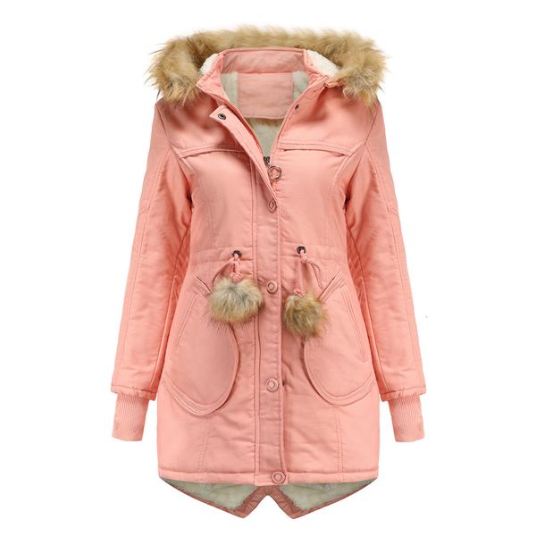 of 2021 new women's cotton wool quilted jacket medium detachable length cap warm winter hair collar clothing xu02, Black
of 2021 new women's cotton wool quilted jacket medium detachable length cap warm winter hair collar clothing xu02, Black