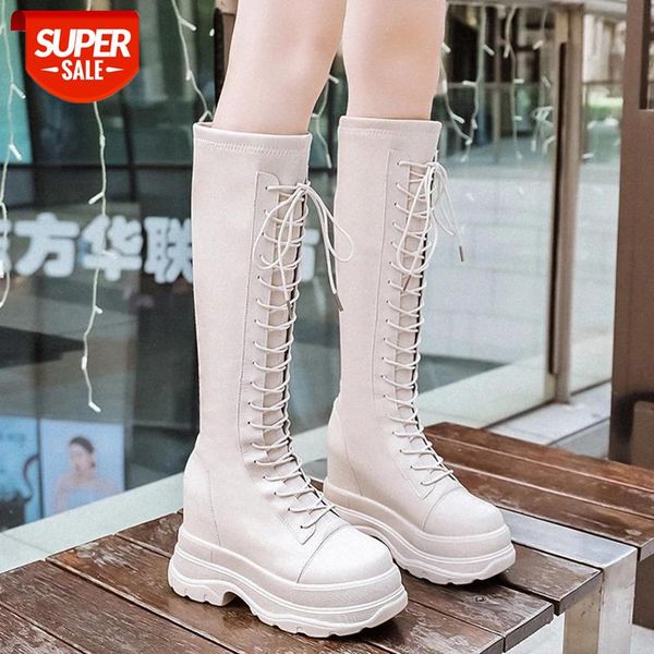 lucyever fashion cross strap super high heels boots women pu leather platform knee high boots woman punk height increasing shoes #xy7y, Black
lucyever fashion cross strap super high heels boots women pu leather platform knee high boots woman punk height increasing shoes #xy7y, Black