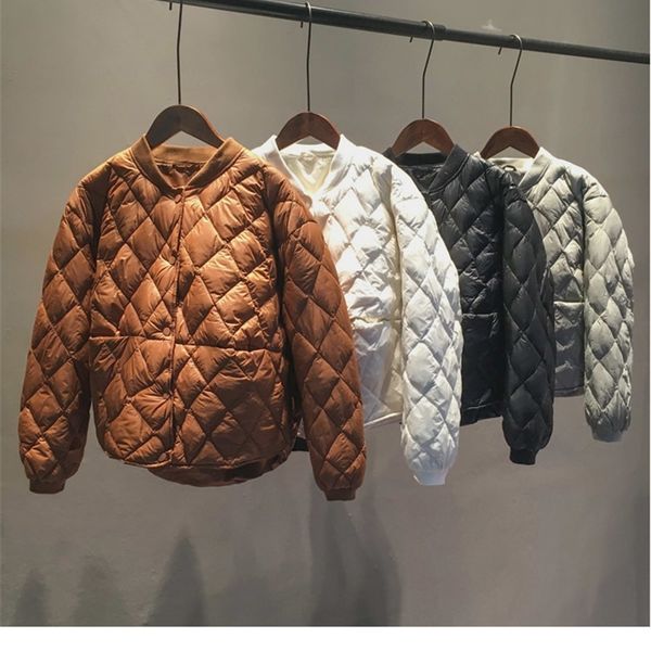 obrix casual style trendy female quilted jacket spring autumn solid color single breasted short loose jacket for women 201017, Black;brown
obrix casual style trendy female quilted jacket spring autumn solid color single breasted short loose jacket for women 201017, Black;brown