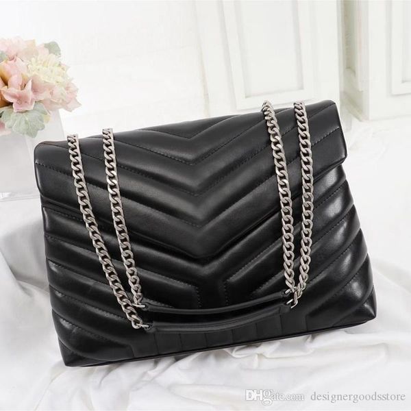 luxury designer handbags loulou y-shaped quilted real leather women bags chain shoulder bag flap bag multiple colour for choo, Black;red
luxury designer handbags loulou y-shaped quilted real leather women bags chain shoulder bag flap bag multiple colour for choo, Black;red