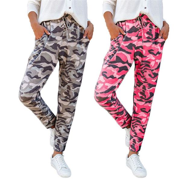 autumn winter women casual camo cargo pants ladies joggers baggy trousers 2021 loose army camouflage combat sweatpants, Black;white 
autumn winter women casual camo cargo pants ladies joggers baggy trousers 2021 loose army camouflage combat sweatpants, Black;white