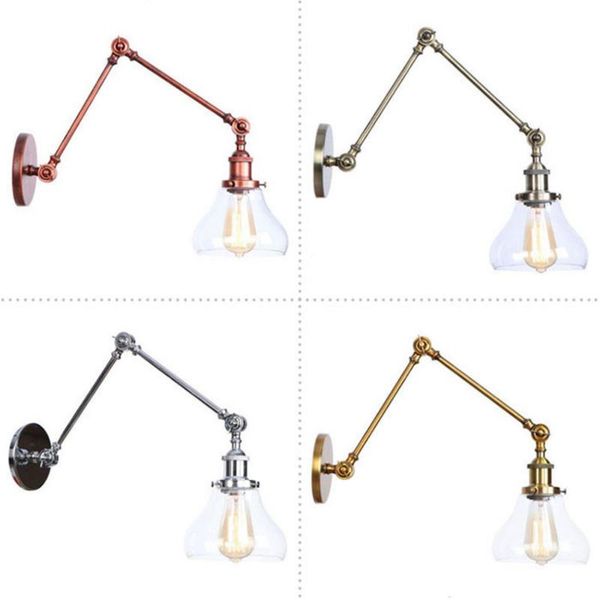 wall lamp iron glass light fixture swing arm industrial retro rustic loft antique edison art decor sconce
wall lamp iron glass light fixture swing arm industrial retro rustic loft antique edison art decor sconce