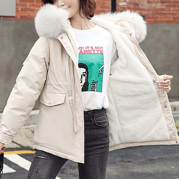 new winter women parkas thick warm down cotton jacket coats big fur collar zipper padded parka pocket stand collar shiny coat1, Black
new winter women parkas thick warm down cotton jacket coats big fur collar zipper padded parka pocket stand collar shiny coat1, Black