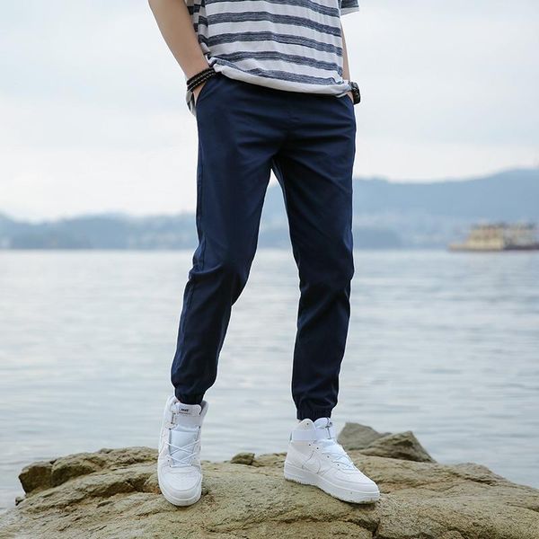 spring and autumn 2020 new men's elastic casual capris korean youth slim pants boys and students fashion sports pants, Black
spring and autumn 2020 new men's elastic casual capris korean youth slim pants boys and students fashion sports pants, Black