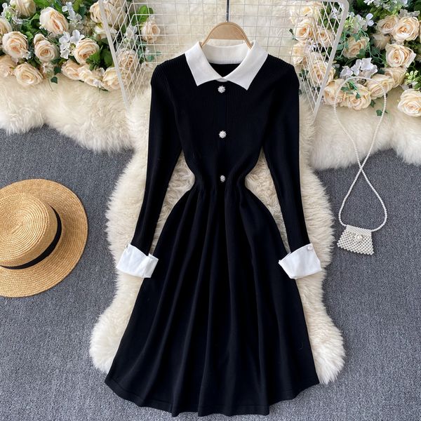 2021 new female singreingy knitted sweet collar long line to fall fashion streetwear dress g8h3, Black;gray
2021 new female singreingy knitted sweet collar long line to fall fashion streetwear dress g8h3, Black;gray