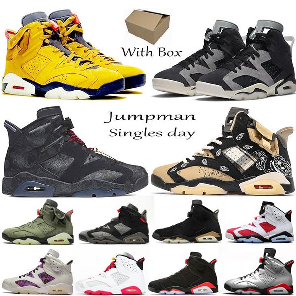 2021 dmp 6 6s men basketball shoes alternate hare singles day black infrared unc flight jumpman trainers reflective sport sneakers
2021 dmp 6 6s men basketball shoes alternate hare singles day black infrared unc flight jumpman trainers reflective sport sneakers
