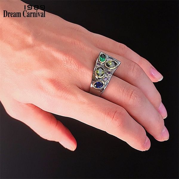 dreamcarnival1989 original multi-colors zirconia rings for women creative look gothic wedding anniversary ring drop ship wa11784 201218, Silver
dreamcarnival1989 original multi-colors zirconia rings for women creative look gothic wedding anniversary ring drop ship wa11784 201218, Silver