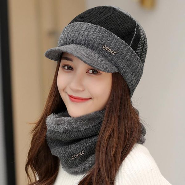 hats, scarves & gloves sets ht3486 winter hat scarf set men women knitted with ring male female thick warm riding snow ski cap accessory, Blue;gray
hats, scarves & gloves sets ht3486 winter hat scarf set men women knitted with ring male female thick warm riding snow ski cap accessory, Blue;gray