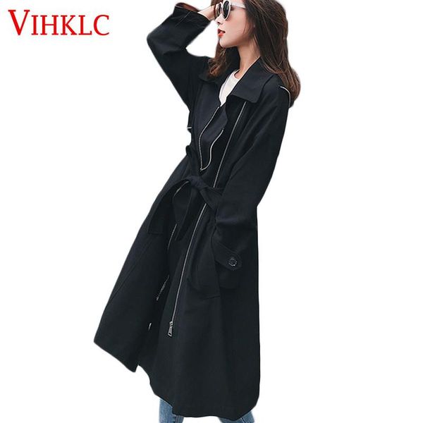 korean version trench coat women long section 2020 spring autumn new bf slim temperament waist loose wild chic coat x177, Tan;black
korean version trench coat women long section 2020 spring autumn new bf slim temperament waist loose wild chic coat x177, Tan;black