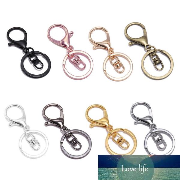10pcs metal swivel clasp key ring metal lobster claw clasp hook make your own key ring lanyard keyrings keychain jewelry, Silver
10pcs metal swivel clasp key ring metal lobster claw clasp hook make your own key ring lanyard keyrings keychain jewelry, Silver
