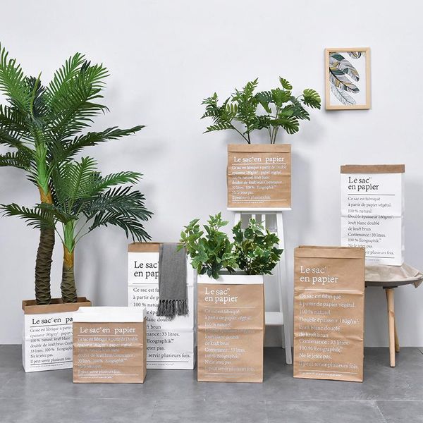 storage bags nordic ins double layers kraft paper bag plants flowers vases luandry basket home organization
storage bags nordic ins double layers kraft paper bag plants flowers vases luandry basket home organization