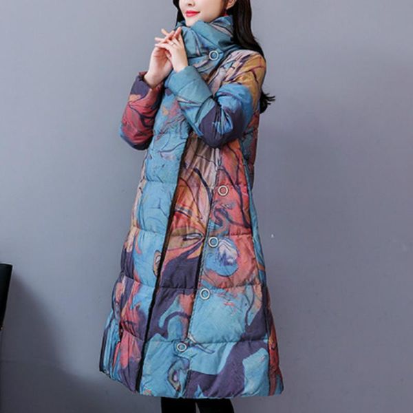 women's down & parkas chinese clothing female jackets elegant plus size 2021 4xl warm vintage parka print cotton long coat winter jacke, Black
women's down & parkas chinese clothing female jackets elegant plus size 2021 4xl warm vintage parka print cotton long coat winter jacke, Black