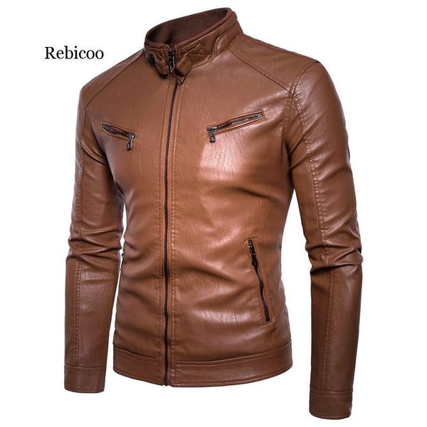 men's fur & faux men leather jacket autumn motorcycle causal vintage coat outfit fashion biker zipper pocket design pu, Black
men's fur & faux men leather jacket autumn motorcycle causal vintage coat outfit fashion biker zipper pocket design pu, Black