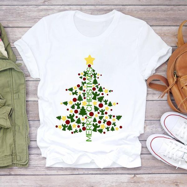 women christmas tree printing clothing fashion 90s holiday print lady tshirt ladies graphic t-shirts female tee t-shirt, White 
women christmas tree printing clothing fashion 90s holiday print lady tshirt ladies graphic t-shirts female tee t-shirt, White