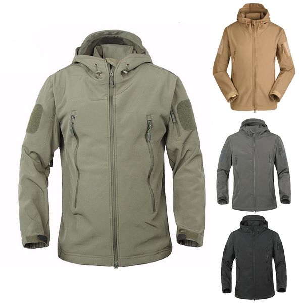 outdoor waterproof softshell jacket hunting windbreaker ski coat hiking rain camping fishing tactical clothing men&women 201128, Black;brown
outdoor waterproof softshell jacket hunting windbreaker ski coat hiking rain camping fishing tactical clothing men&women 201128, Black;brown
