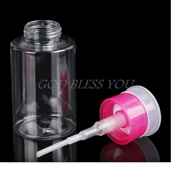 160ml empty pump dispenser liquid gel polish remover clean bottle for nail art drop bbydci
160ml empty pump dispenser liquid gel polish remover clean bottle for nail art drop bbydci