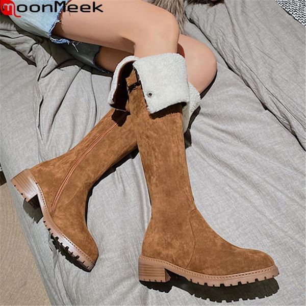 moonmeek 2021 new arrival women boots med heels round toe winter boots black brown color keep warm over the knee1
moonmeek 2021 new arrival women boots med heels round toe winter boots black brown color keep warm over the knee1