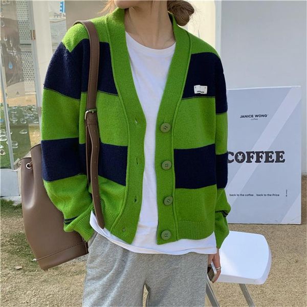 women's knits & tees women's knits & tees v-neck striped sweater jacket women autumn winter lazy loose outer wear knitted cardigan, White
women's knits & tees women's knits & tees v-neck striped sweater jacket women autumn winter lazy loose outer wear knitted cardigan, White