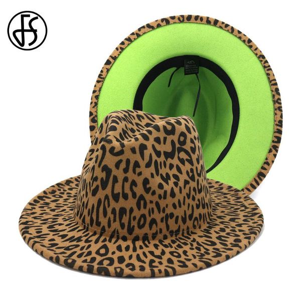 wide brim hats fs autumn winter british style men women double-sided color matching leopard green wool jazz hat fedora panama cap, Blue;gray
wide brim hats fs autumn winter british style men women double-sided color matching leopard green wool jazz hat fedora panama cap, Blue;gray