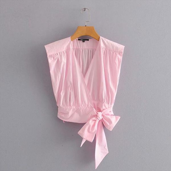 new 2020 women cross v neck hem bow tied pink shirt sleeveless pleat kimono blouses women roupas femininas chemise shirts ls6586, White
new 2020 women cross v neck hem bow tied pink shirt sleeveless pleat kimono blouses women roupas femininas chemise shirts ls6586, White