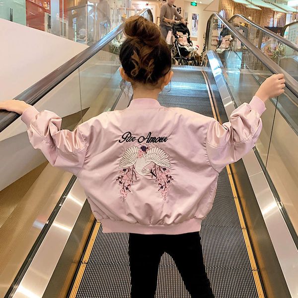 coat 2021 new zhongda girls' korean baseball spring and autumn children's cardigan et, Black
coat 2021 new zhongda girls' korean baseball spring and autumn children's cardigan et, Black