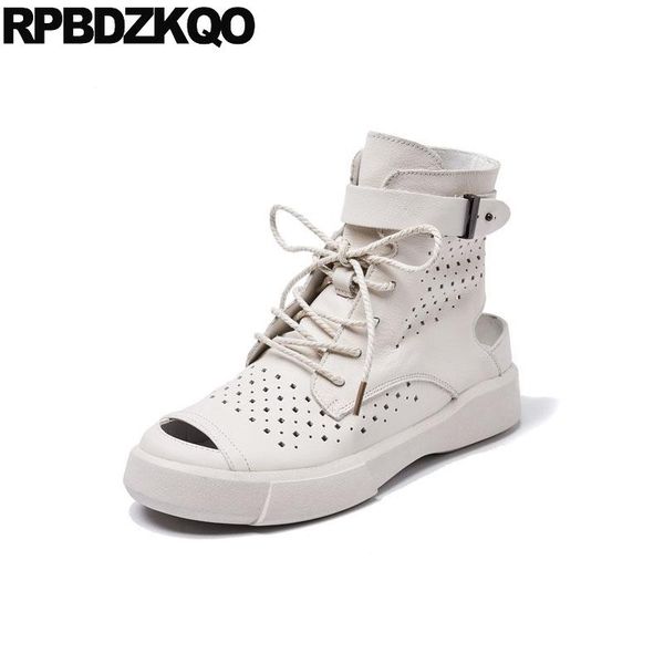 boots british peep toe summer side zip women sandals biker genuine leather slingback cut out motorcycle ankle zipper shoes beige, Black
boots british peep toe summer side zip women sandals biker genuine leather slingback cut out motorcycle ankle zipper shoes beige, Black