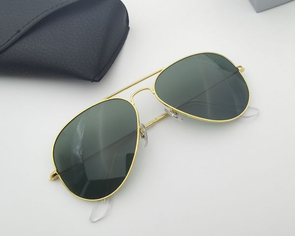 pilot sunglass classic designer sunglasses metal frame glass lens men women protection uv400 oculos de sol masculino gafas 58mm 62mm with ac, White;black
pilot sunglass classic designer sunglasses metal frame glass lens men women protection uv400 oculos de sol masculino gafas 58mm 62mm with ac, White;black