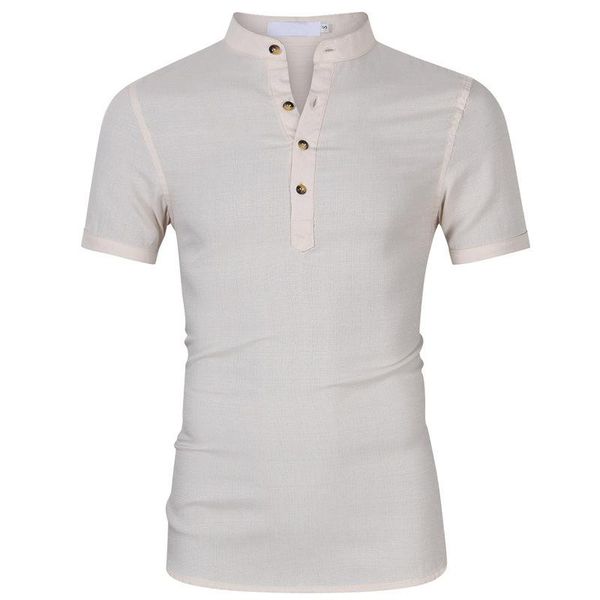 men's casual shirts short sleeve cotton linen breathable comfort shirt fashion style solid male loose streetwear stand collar, White;black
men's casual shirts short sleeve cotton linen breathable comfort shirt fashion style solid male loose streetwear stand collar, White;black