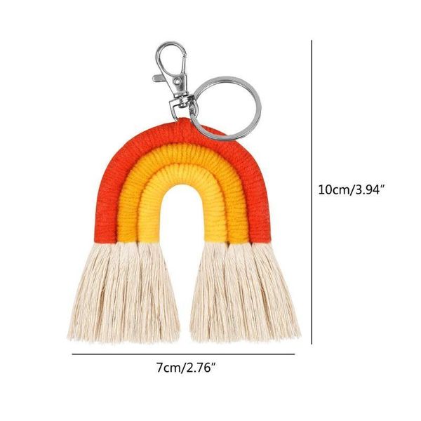 weaving rainbow keychains for women boho handmade key holder keyring macrame bag charm car jllxoa
weaving rainbow keychains for women boho handmade key holder keyring macrame bag charm car jllxoa