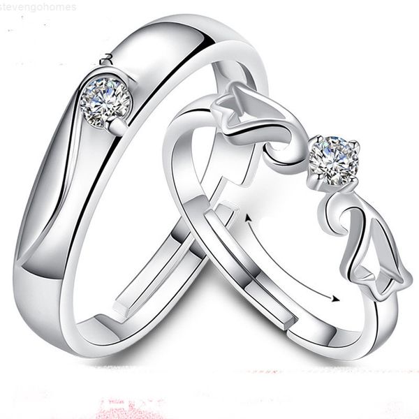 fashion silver women bijoux plated crystal wedding jewelry anel masculino couple rings for lovers
fashion silver women bijoux plated crystal wedding jewelry anel masculino couple rings for lovers