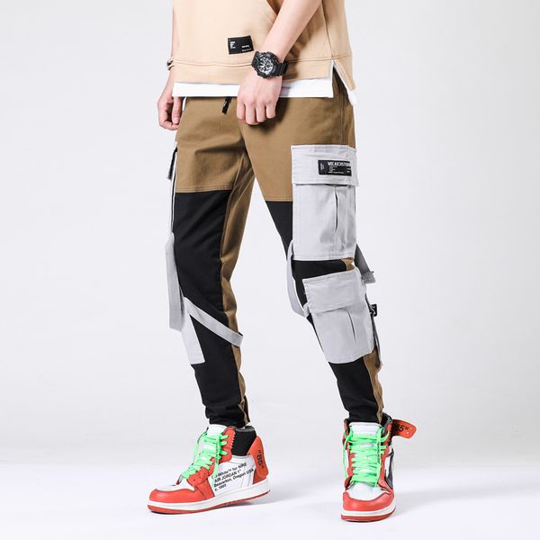 2020 hop streetwear hip casual cargo harajuku joggers multi-pocket sweatpants joker pants pantalones hombre, Blue;gray
2020 hop streetwear hip casual cargo harajuku joggers multi-pocket sweatpants joker pants pantalones hombre, Blue;gray