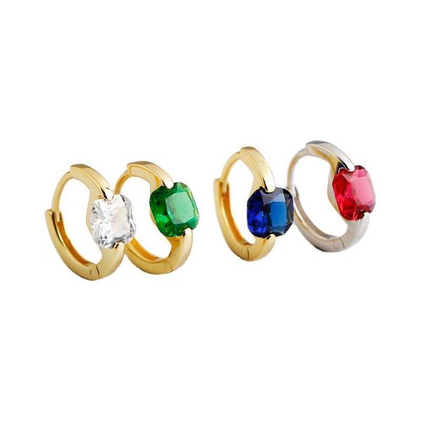 925 sterling silver earring fashion big colorful square zircon circle earring cute round ear ring pretty woman girl ear jewelry, Golden;silver
925 sterling silver earring fashion big colorful square zircon circle earring cute round ear ring pretty woman girl ear jewelry, Golden;silver