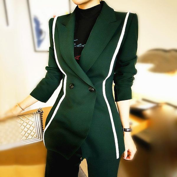 new fashion office ladies workwear two piece set women autumn winter women blazer coat and slim woman pants sl556, White
new fashion office ladies workwear two piece set women autumn winter women blazer coat and slim woman pants sl556, White