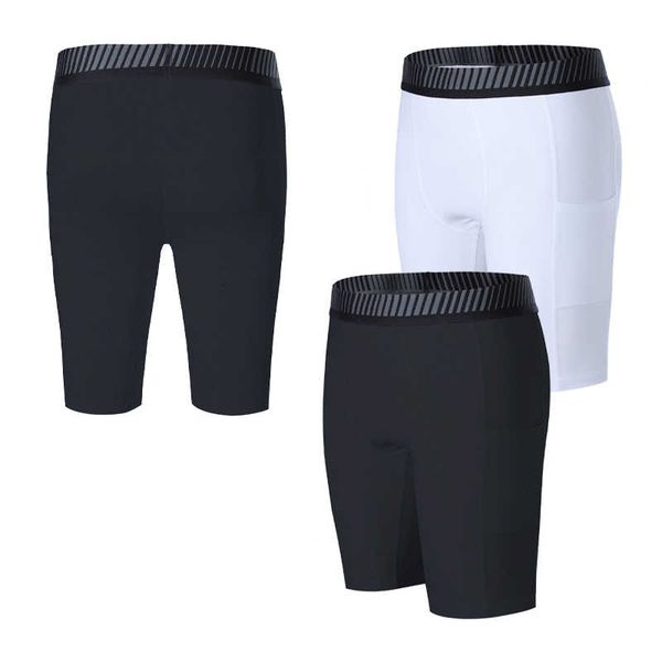 men solid running breathable football short exercise sports training tights shorts, White;black
men solid running breathable football short exercise sports training tights shorts, White;black