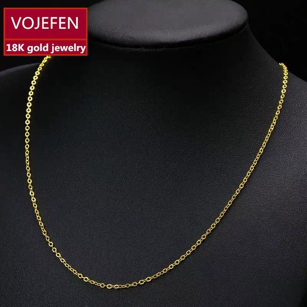 vojefen au750 fine jewelry real gold 18k ожерелье для женщин и мужчин, 18 к желтым золотом цепи розы цепи розы в весе 1,5 г, Silver
vojefen au750 fine jewelry real gold 18k ожерелье для женщин и мужчин, 18 к желтым золотом цепи розы цепи розы в весе 1,5 г, Silver