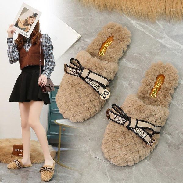 slippers winter women home faux fur memory foam cute bow-knot flat warm plus size female comfort ladies hairy skin-friendly1, Black
slippers winter women home faux fur memory foam cute bow-knot flat warm plus size female comfort ladies hairy skin-friendly1, Black