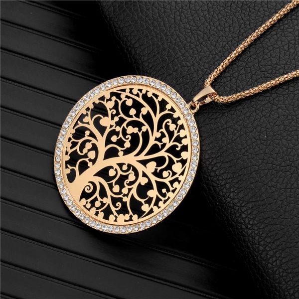 pendant necklaces gold tree of life round big necklace cz crystal popcorn chain long sweater collier for women drop, Silver
pendant necklaces gold tree of life round big necklace cz crystal popcorn chain long sweater collier for women drop, Silver