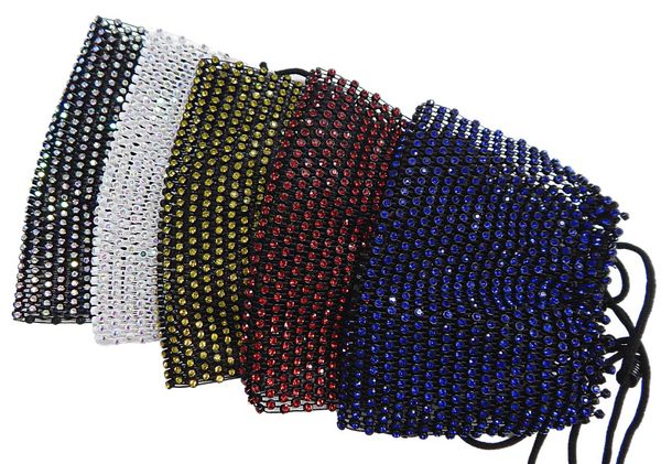 us wholesale fashion net face mask with rainbow diamonds multiple colors non-protective 12pc/pack, Silver
us wholesale fashion net face mask with rainbow diamonds multiple colors non-protective 12pc/pack, Silver