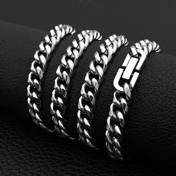 chains european style 8mm cuban link chain necklaces for women hip hop jewelry gifts 2021 punk 60cm stainless steel men chokers collar, Silver
chains european style 8mm cuban link chain necklaces for women hip hop jewelry gifts 2021 punk 60cm stainless steel men chokers collar, Silver