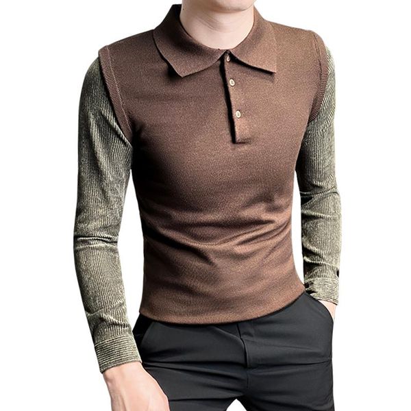 men's sweater autumn and winter fake two-piece korean version of the trend of personality retro knitted bottoming shirt, White;black
men's sweater autumn and winter fake two-piece korean version of the trend of personality retro knitted bottoming shirt, White;black