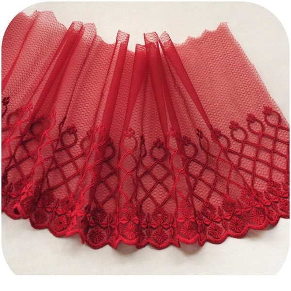2meter/lot 15cm/20cm/25cm wine red good quality soft net lingge grid embroidery mesh fabric sewing textile mater jllccp
2meter/lot 15cm/20cm/25cm wine red good quality soft net lingge grid embroidery mesh fabric sewing textile mater jllccp