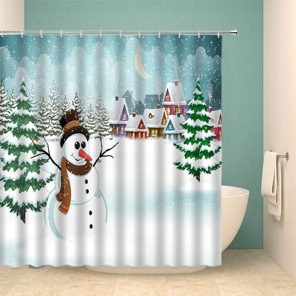 christmas shower curtain set snowman color town moon pine forest polyester bathroom decoration 70×70 inch with hook hole
christmas shower curtain set snowman color town moon pine forest polyester bathroom decoration 70×70 inch with hook hole