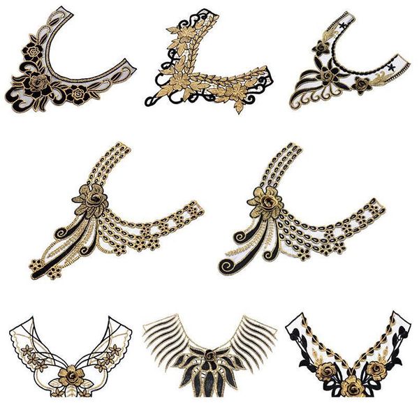 1pc gold and black fabric flower lace sewing applique lace collar neckline collar applique diy clothing accessories scra jllxhe
1pc gold and black fabric flower lace sewing applique lace collar neckline collar applique diy clothing accessories scra jllxhe
