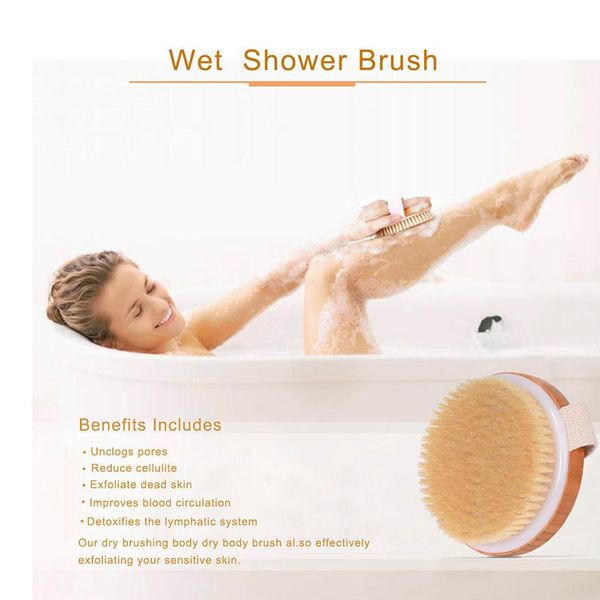 treesmil natural bristle bath brush portable travel massage horse hair wooden dry brush exfoliating beauty body shower brush d30 wmtwnb
treesmil natural bristle bath brush portable travel massage horse hair wooden dry brush exfoliating beauty body shower brush d30 wmtwnb