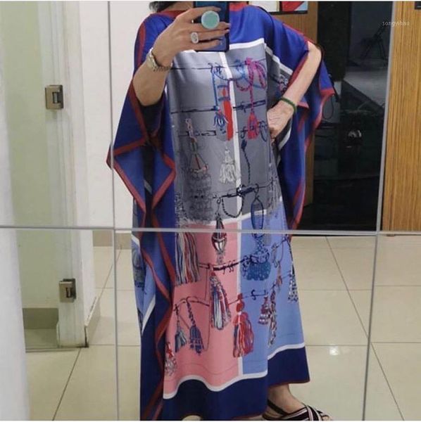 oversize european printed fashion bohemian silk kaftan long dress holiday beach evening party kaftan dresses for lady1, Red
oversize european printed fashion bohemian silk kaftan long dress holiday beach evening party kaftan dresses for lady1, Red
