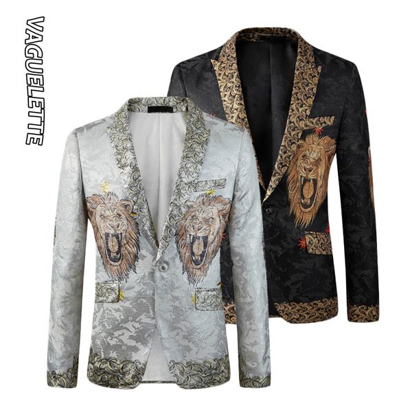 vaguelette lion printed blazer men slim fit sprint jacket party wedding jacket coat stage clothers big size s-4xl, White;black
vaguelette lion printed blazer men slim fit sprint jacket party wedding jacket coat stage clothers big size s-4xl, White;black