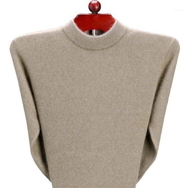 2020 men's sweater winter new thickened half-high-collar sweater middle-aged dad's pure-color knitted bottom shirt1, White;black
2020 men's sweater winter new thickened half-high-collar sweater middle-aged dad's pure-color knitted bottom shirt1, White;black