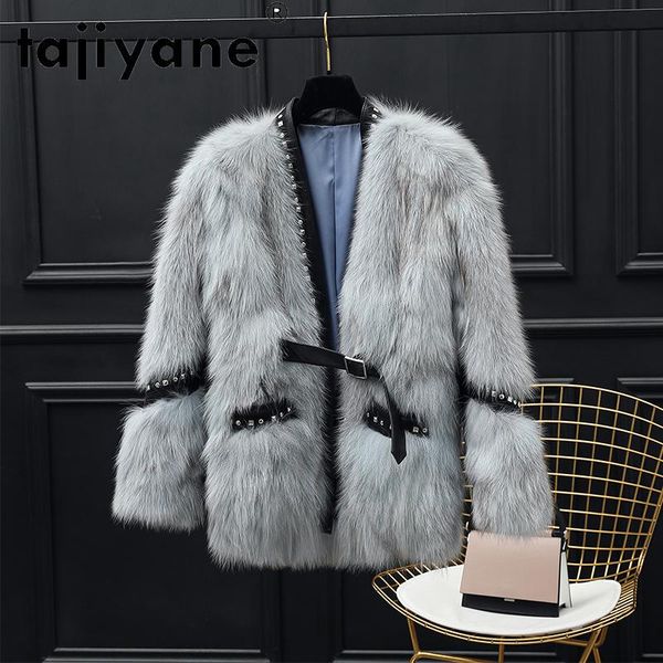 women's wool & blends tajiyane jacket 2021 real fur coats for women 100% jackets woman sheepskin coat luxury mulheres casacos tn1509, Black
women's wool & blends tajiyane jacket 2021 real fur coats for women 100% jackets woman sheepskin coat luxury mulheres casacos tn1509, Black
